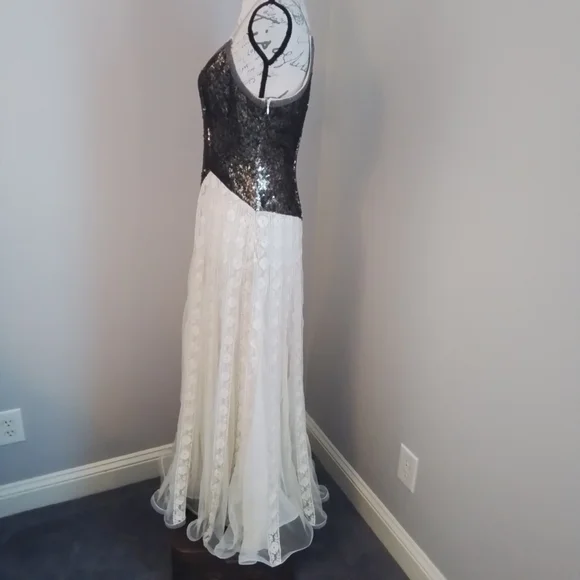 Rare Free People Kristin's Limited Edition Glamour Dress Sequin Lace - 10